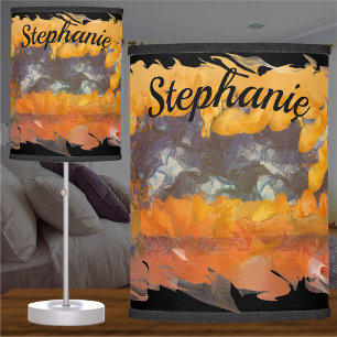 Abstract Sunset 0612 Table Lamp
