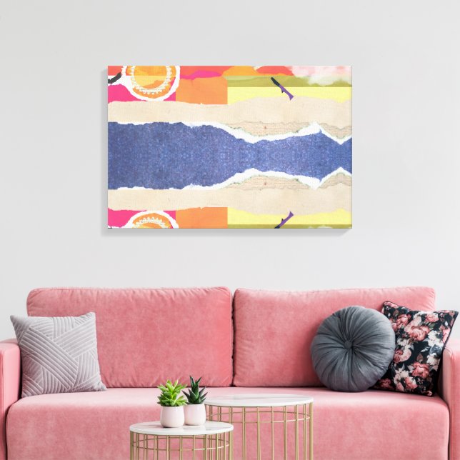 abstract sunset and beach design wall art (Insitu(LivingRoom))