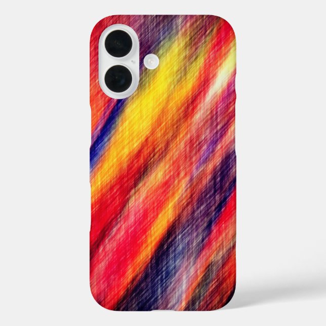 Abstract Sunset Art Color iPhone Case (Back)