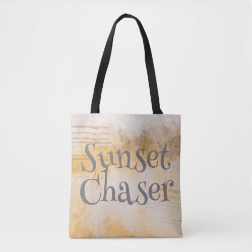 Abstract Sunset Chaser Beach  Tote Bag