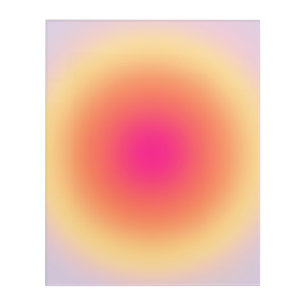 Abstract Sunset Gradient Acrylic Print