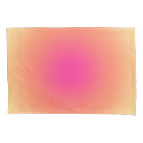 Abstract Sunset Gradient Pillow Case