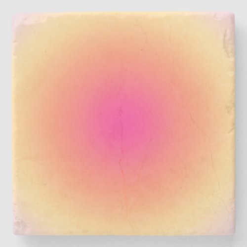 Abstract Sunset Gradient Stone Coaster