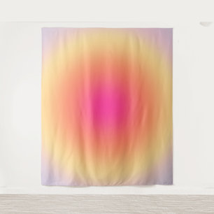 Abstract Sunset Gradient Tapestry