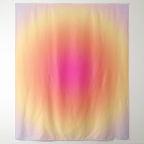 Abstract Sunset Gradient Tapestry
