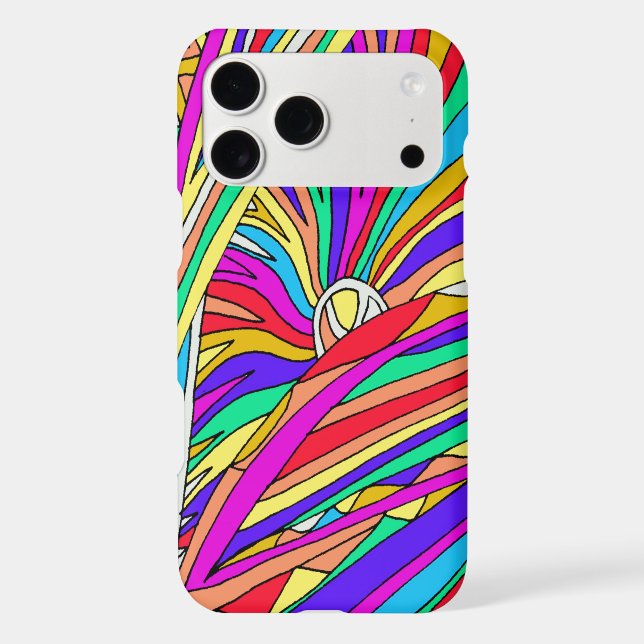 Abstract Sunset Iphone Case (Back)