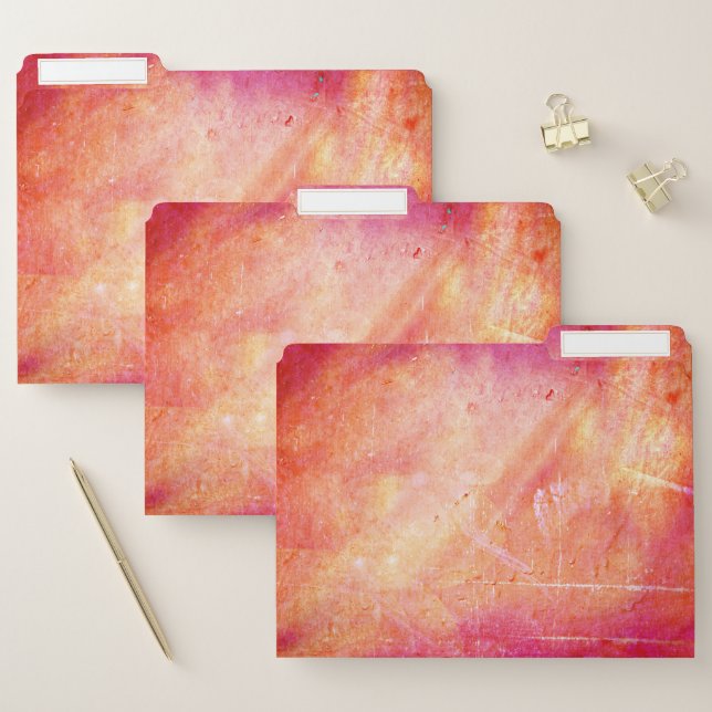 Abstract Sunset Pattern File Folder (Set)