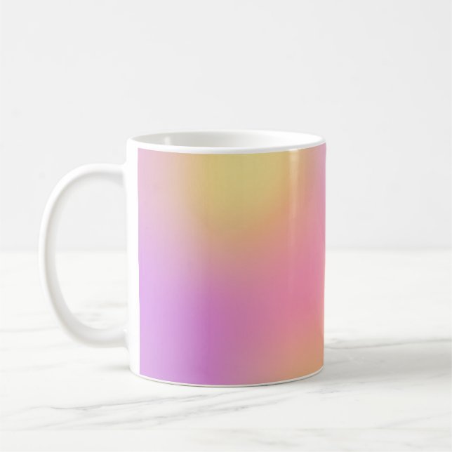 Abstract Sunset Sky Art Coffee Mug (Left)
