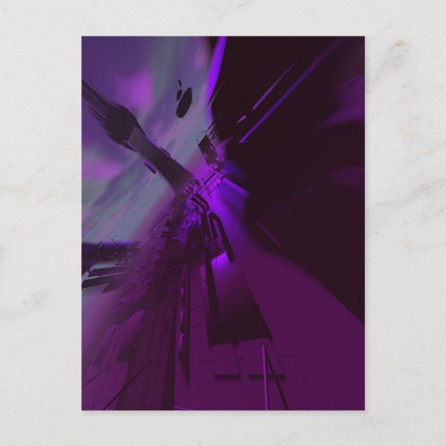 Abstract Superstructure 4 Postcard (Front)