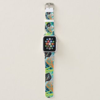 Abstract surface design seamless rough grunge patt apple watch band