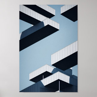 Abstract Surreal Architecture Poster