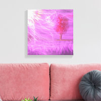 abstract surreal nature purple bright landscape