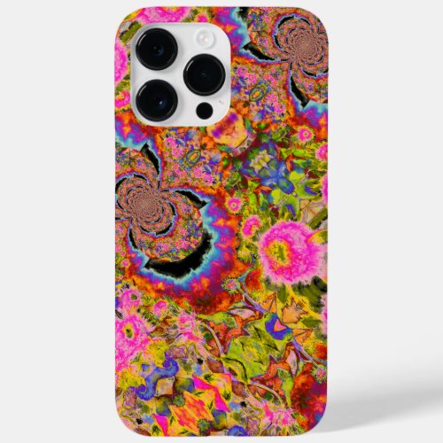 Abstract surreal sunflower mandala funky fun Case_Mate iPhone 14 pro max case