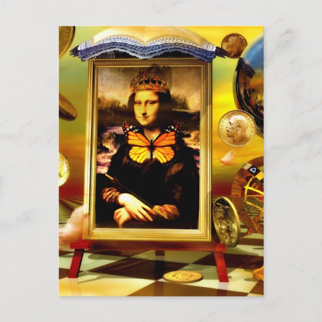 Abstract Surrealism Postcard (Front)