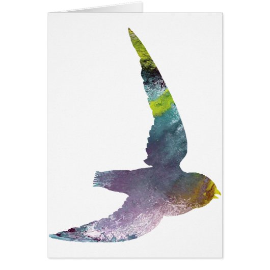 Abstract swift silhouette cards (Front)