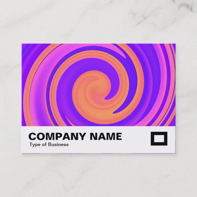 Abstract Swirl 250816 - 01c Business Card (Front)