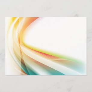 Abstract Swirl 2 Invitation