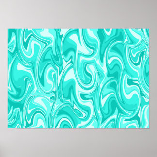 Abstract Swirl Art Poster