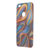Abstract Swirl Blue Red Flames Uncommon Google Pixel XL Case (Back/Left)