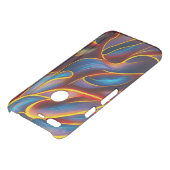 Abstract Swirl Blue Red Flames Uncommon Google Pixel XL Case (Top)