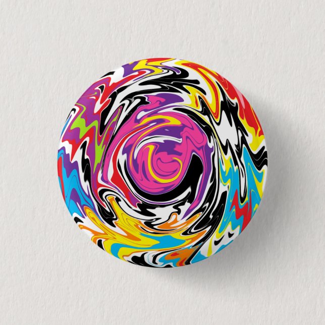 Abstract Swirl Button (Front)