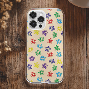 Abstract swirl colorful simple circle pattern iPhone 11 case