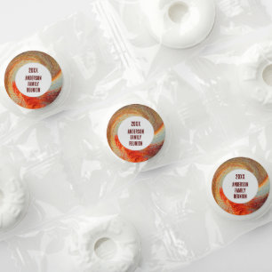 Abstract Swirl Groovy Annual Family Reunion Life Saver® Mints