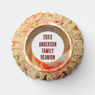 Abstract Swirl Groovy Annual Family Reunion Reese's Peanut Butter Cups