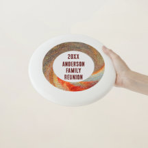 Abstract Swirl Groovy Annual Picnic Family Reunion