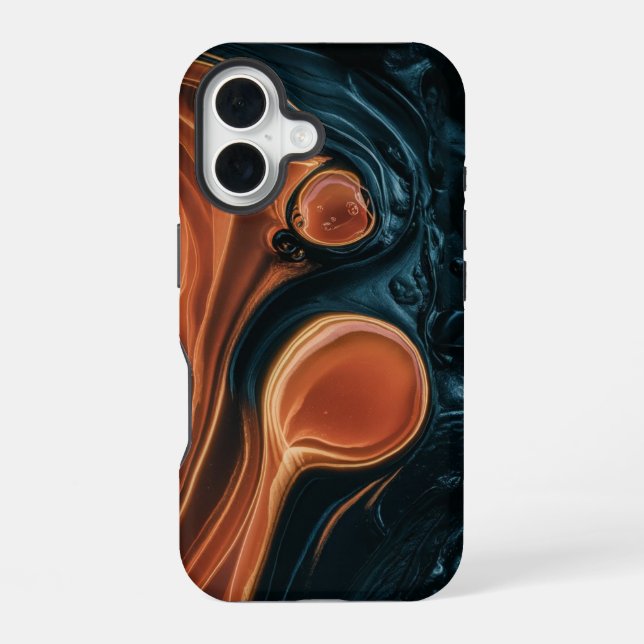 Abstract Swirl iPhone Case (Back)