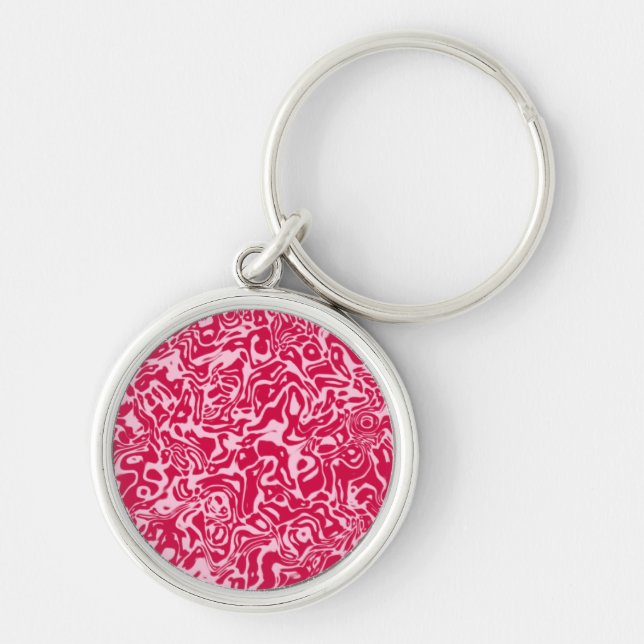 Abstract Swirl Keychain (Front)