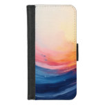 Abstract Swirl of Warmth and Depth iPhone 8/7 Wallet Case