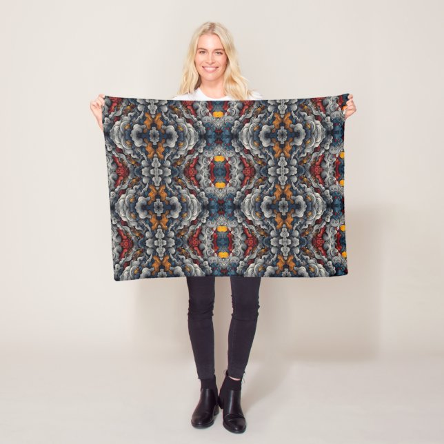 Abstract Swirl Pattern Blanket (In Situ)