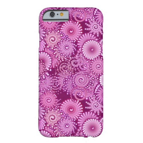 Abstract swirl pattern purple pink plum lilac barely there iPhone 6 case
