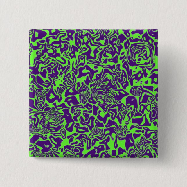 Abstract Swirl Pinback Button (Front)