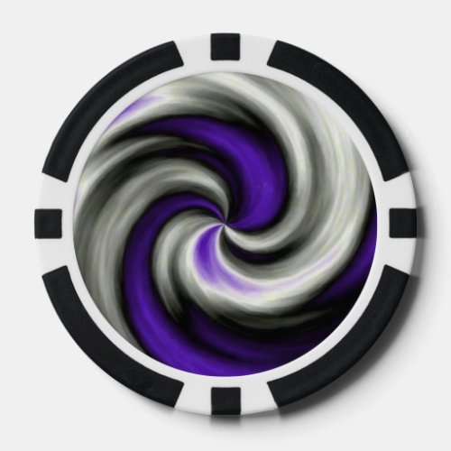 Abstract Swirl TPD Poker Chips