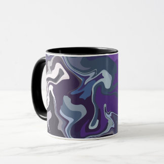 Abstract Swirling Flow of Colors Mug