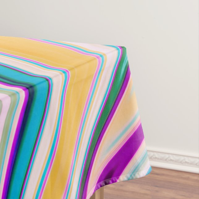 Abstract Swirls Marble Texture Tablecloth (In Situ)