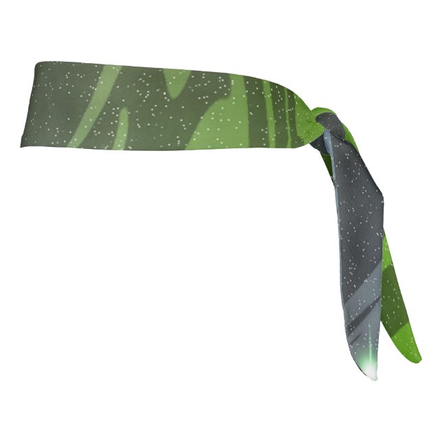 Abstract Swirls Tie Headband (Rotate 90)