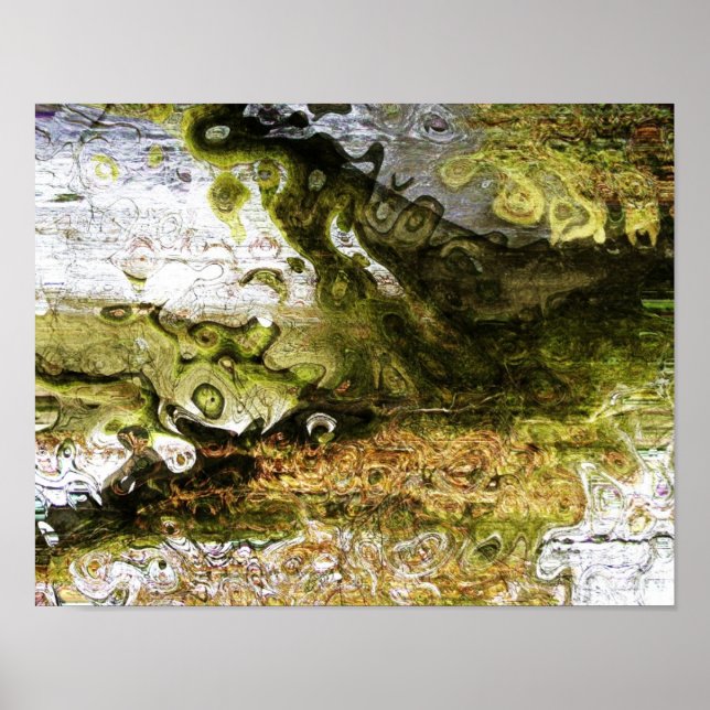 Abstract - Swirly colors Poster (Front)