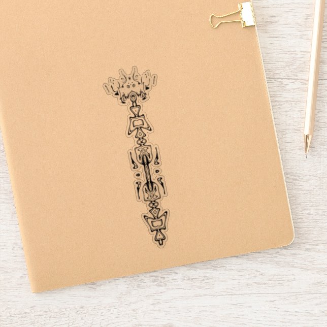 Abstract symbol (scepter) v1 sticker (Notebook)