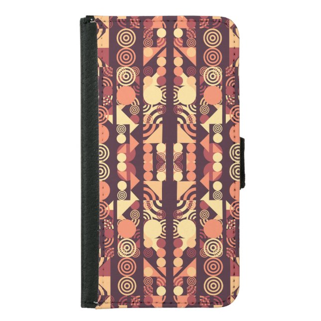 Abstract Symbolic: Generative Artistry Samsung Galaxy Wallet Case (Front)