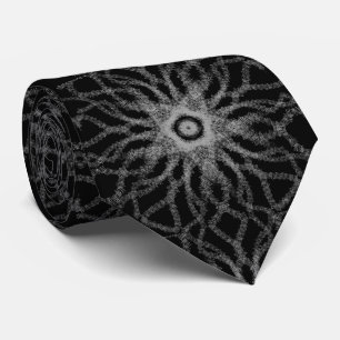 Abstract Symmetrical Cross Hatch Pattern           Neck Tie