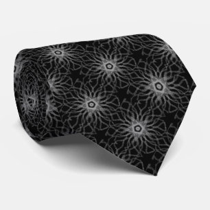 Abstract Symmetrical Cross Hatch Pattern           Neck Tie