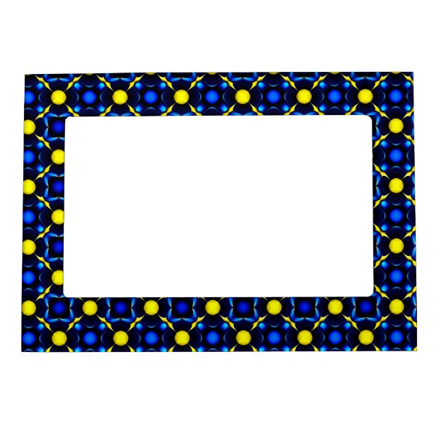 Abstract Symmetrical Geometric Pattern Magnetic Frame (Front)