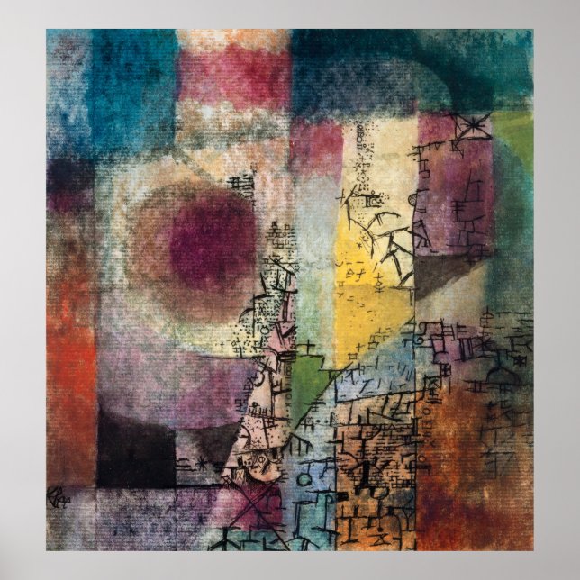 Abstract Symphony: Experience Paul Klee's Vision Poster (Front)