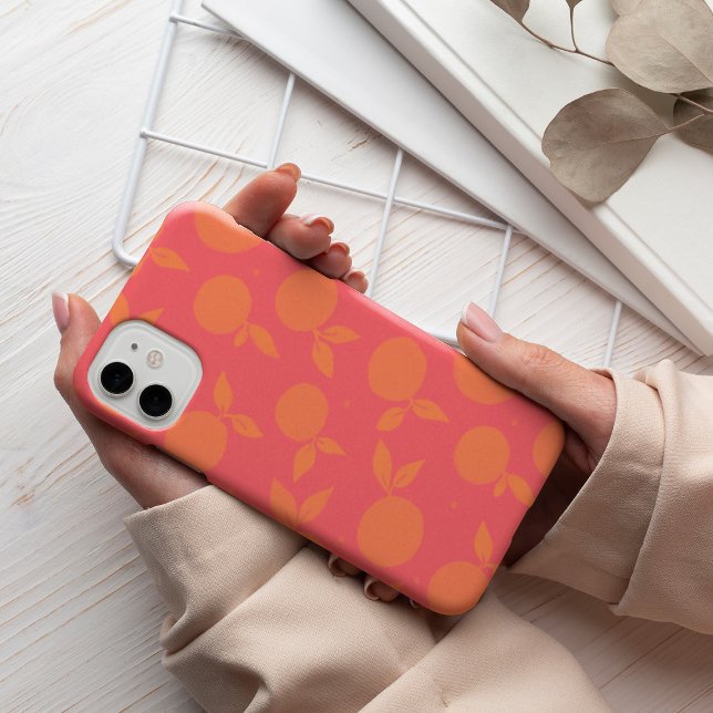 Abstract tangerine pattern Case-Mate iPhone case (Creator Uploaded)