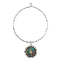 Abstract Teal and pink stained glass Mother's Day