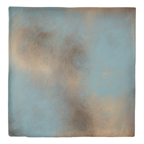 Abstract Teal Blue Art Duvet Cover