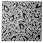 Abstract Teardrop Leaf Ceramic Tile at Zazzle
